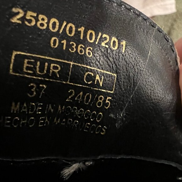 NEW Zara Animal Print 100% Leather Snakeskin Loafers, Size EU 37 - Picture 16 of 16